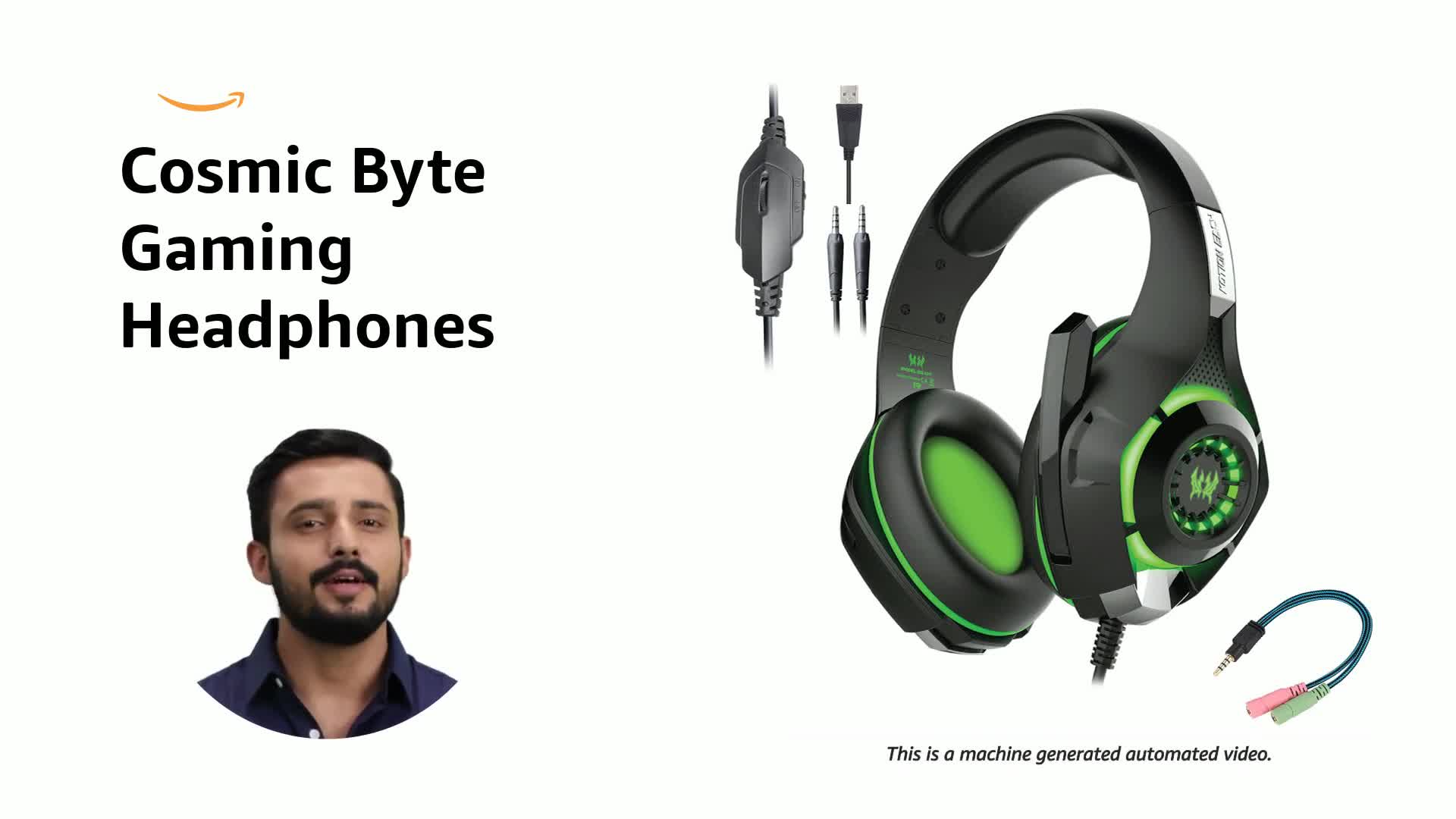 Cosmic Byte Kotion Each Gs420 Headphones With Mic, Rgb Led Lights